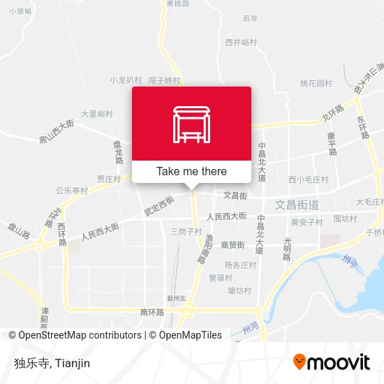 独乐寺 map