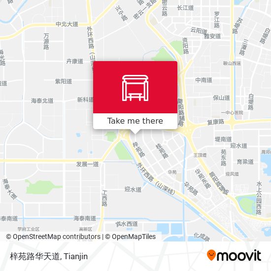 梓苑路华天道 map