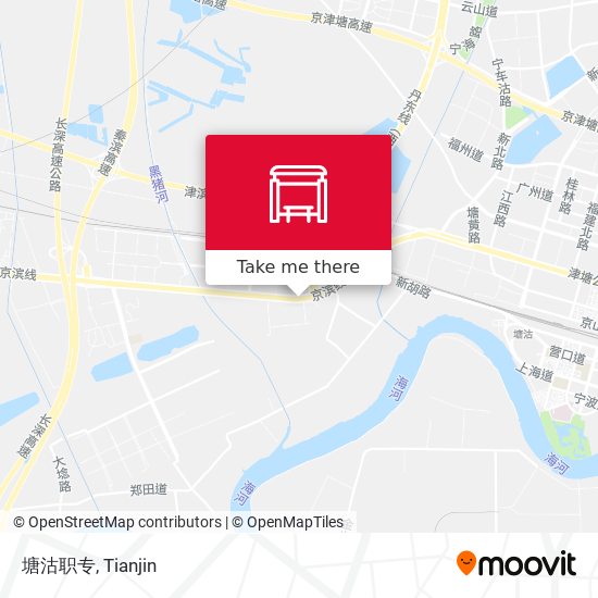 塘沽职专 map