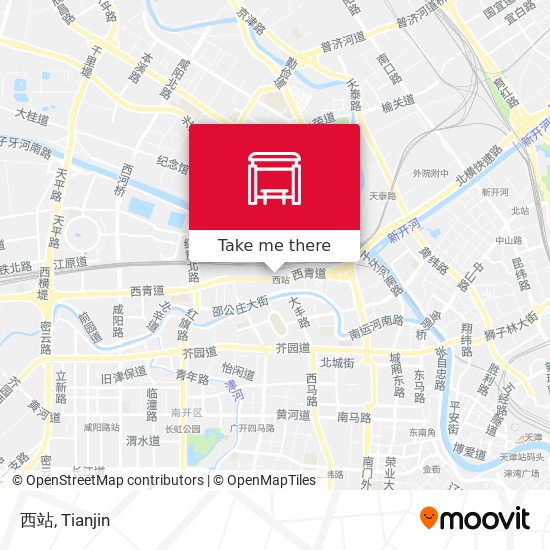 西站 map