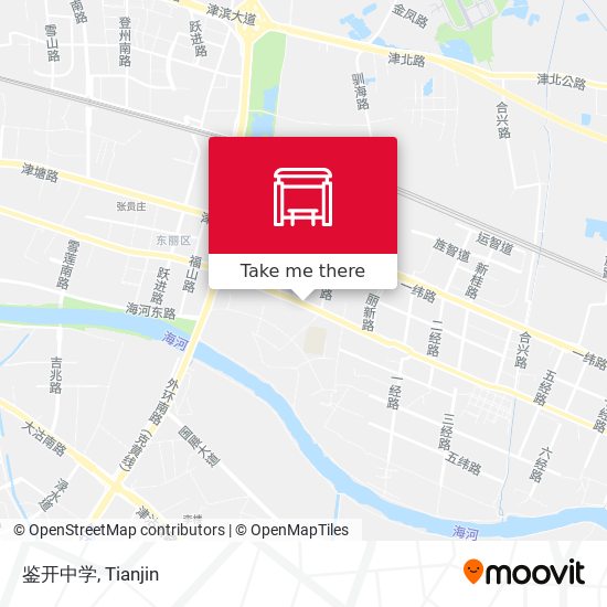 鉴开中学 map