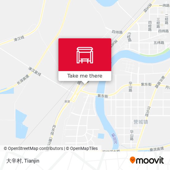 大辛村 map