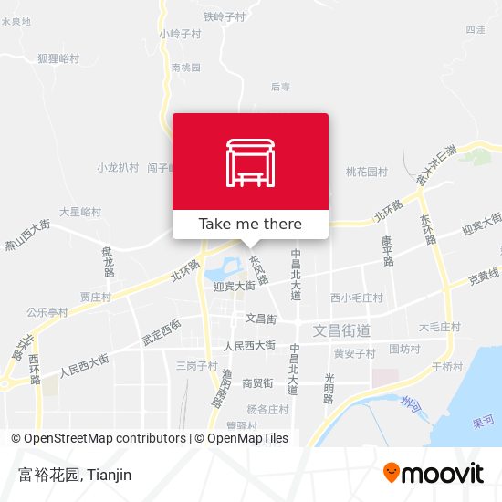富裕花园 map