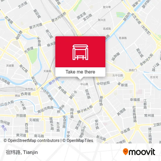 宿纬路 map