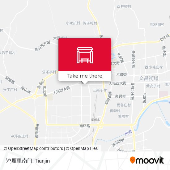 鸿雁里南门 map