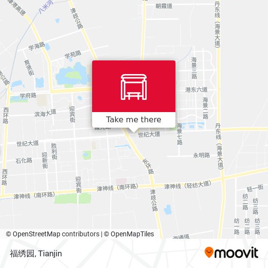 福绣园 map