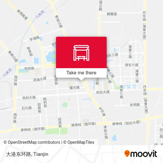大港东环路 map