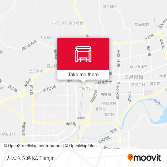 人民医院西院 map