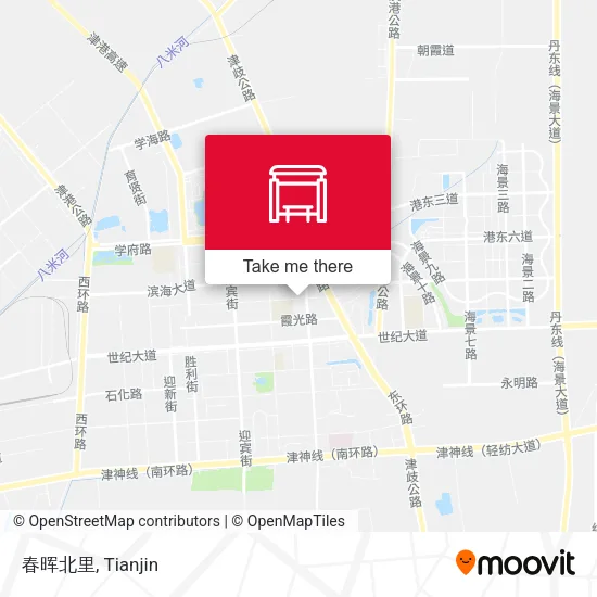 春晖北里 map
