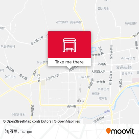 鸿雁里 map
