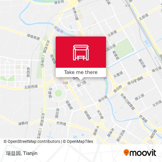 瑞益园 map