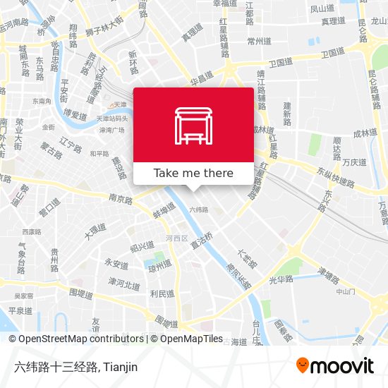 六纬路十三经路 map