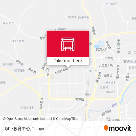 职业教育中心 map