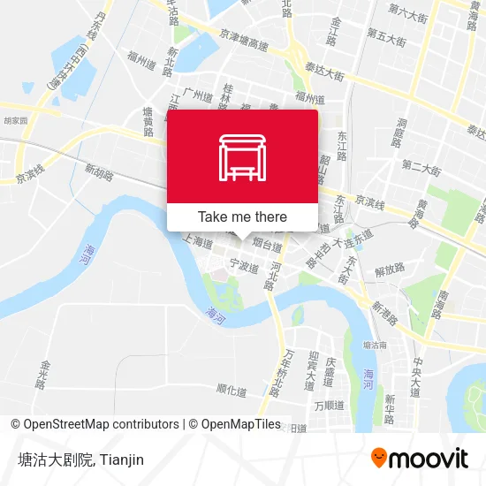 塘沽大剧院 map