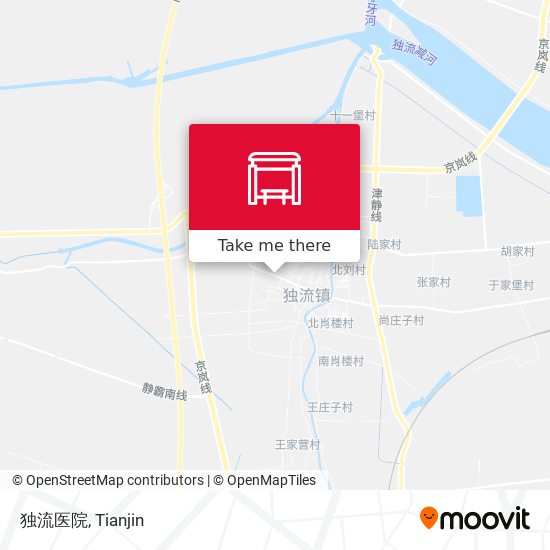 独流医院 map