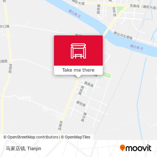 马家店镇 map