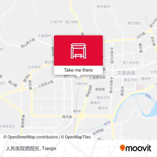 人民医院西院区 map
