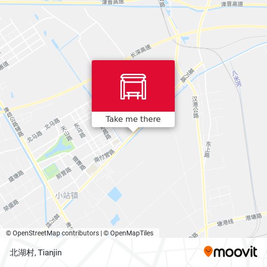 北湖村 map