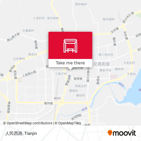人民西路 map