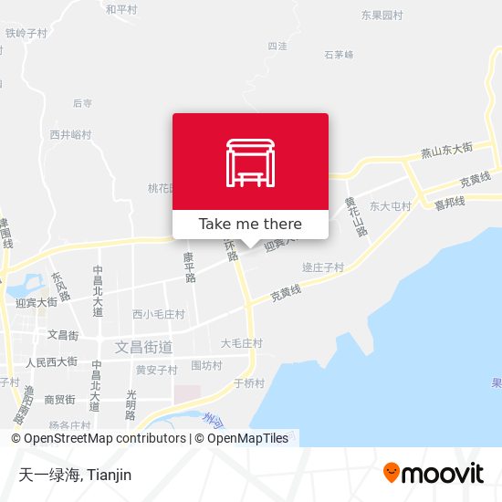 天一绿海 map