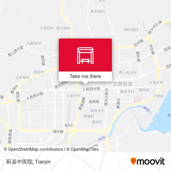蓟县中医院 map