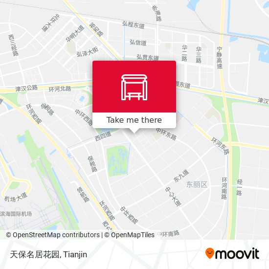 天保名居花园 map