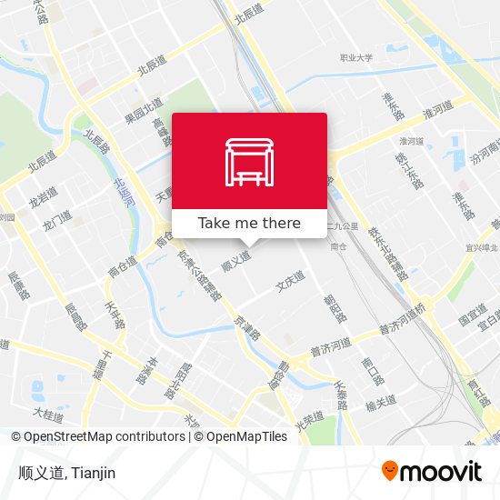 顺义道 map