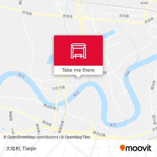 大埝村 map
