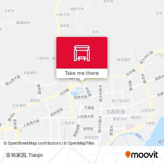 富裕家园 map
