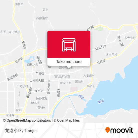 龙港小区 map