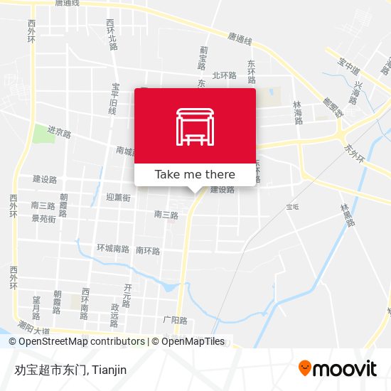 劝宝超市东门 map