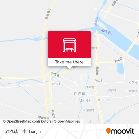独流镇二小 map
