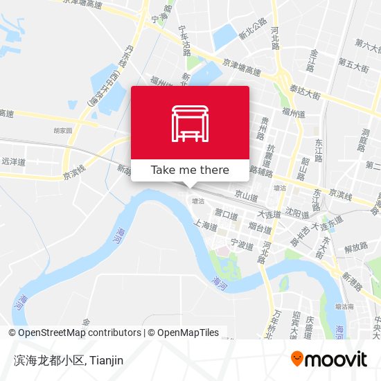滨海龙都小区 map