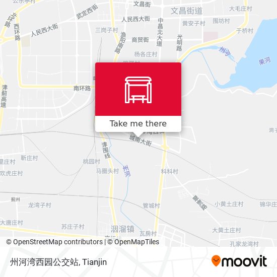 州河湾西园公交站 map