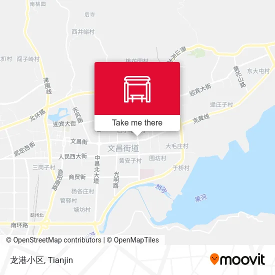 龙港小区 map