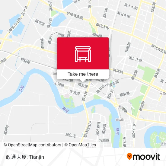 政通大厦 map
