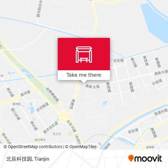 北辰科技园 map