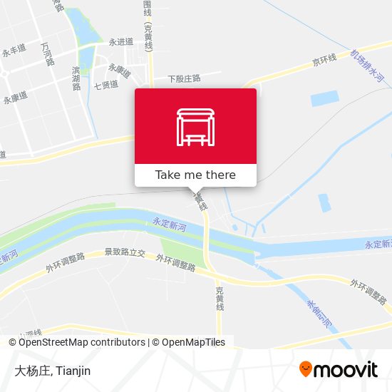 大杨庄 map