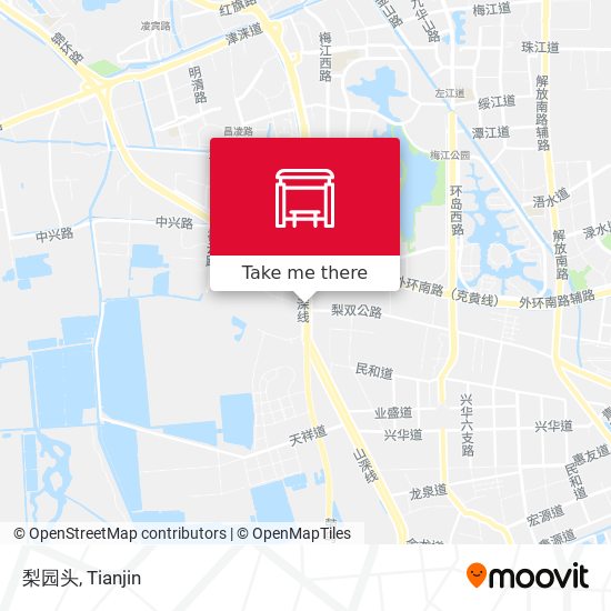 梨园头 map