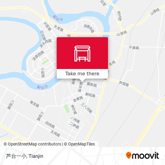 芦台一小 map