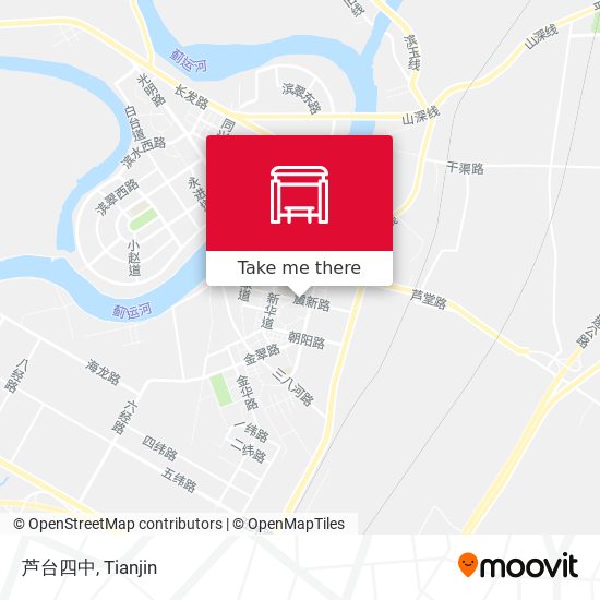 芦台四中 map