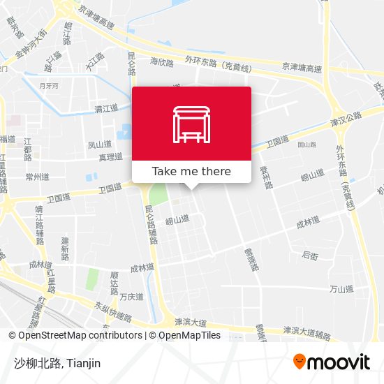 沙柳北路 map