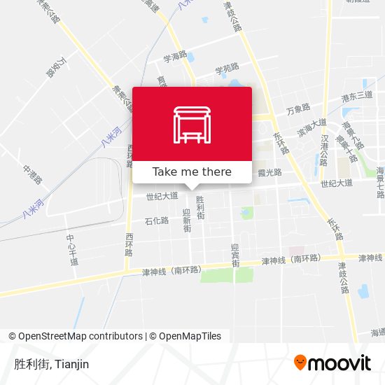 胜利街 map