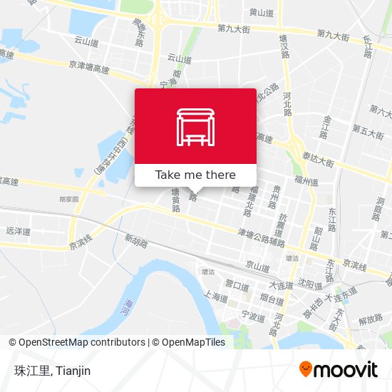 珠江里 map