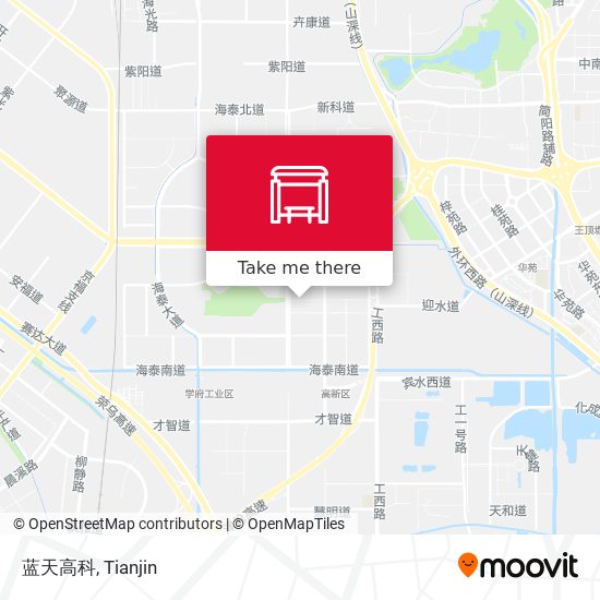 蓝天高科 map