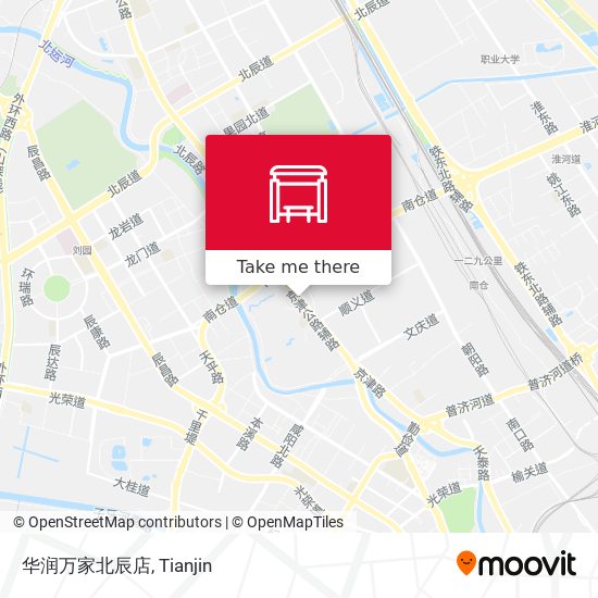 华润万家北辰店 map