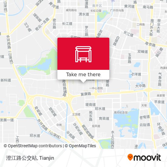 澄江路公交站 map