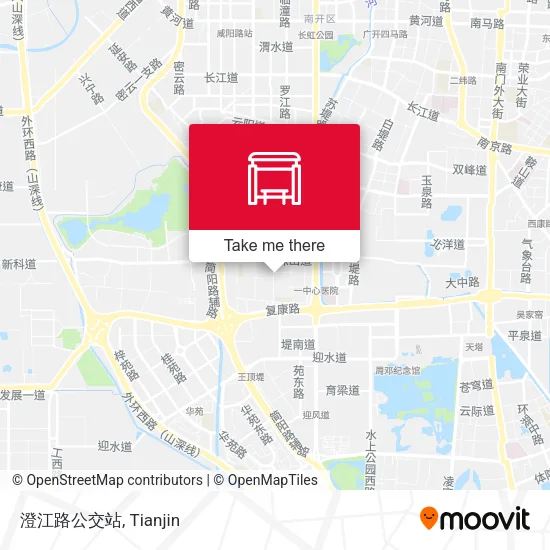 澄江路公交站 map