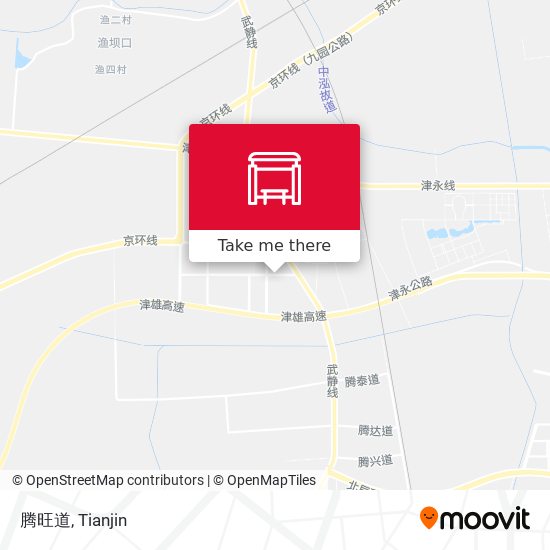腾旺道 map