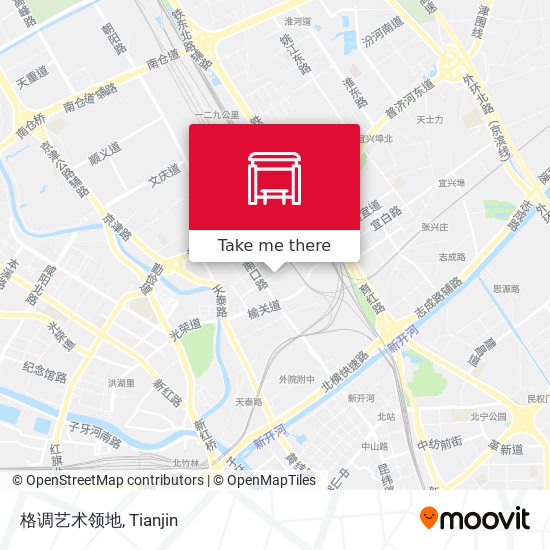 格调艺术领地 map